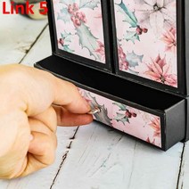 하드웨어 핸들 DIY Scrapbooking 앨범 종이 카드 장식 공예 템플릿 만들기, B441, B441