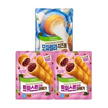 풀무원 트위스트꽈배기 단팥 336g 2개+ 모짜렐라 치즈볼 360g 1개, 꽈배기단팥 336gx2봉_꽈배기단팥 336gx1봉