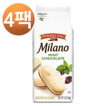 페퍼리지 팜 밀라노 민트 초콜릿 쿠키 7oz, 4팩