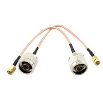 2 개/대 RG316 와이어 15cm SMA 남성-N 남성 RF 동축 동축 케이블 안테나 익스텐더 케이블 어댑터, 유형1