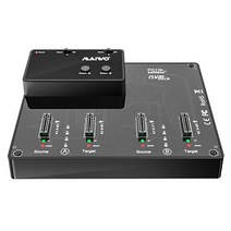 MAIWO 행 M.2 SSD 복사기 M.2 NVME SSD 인클로저 클론 M 키 M/B 키 NVME USB-C Pcie SSD 하드 드라이브 리, 한개옵션1, 01 black