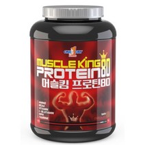 원데이뉴트리션 머슬킹 80 프로틴 헬스 보충제, 2kg, 7개