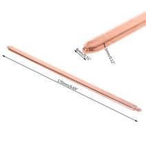 CPU 플랫 히트 파이프 8x3x170mm DIY 노트북 컴퓨터 열 전도성 구리