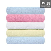 송월타월 송월 76g 여름수건 5장, 하늘