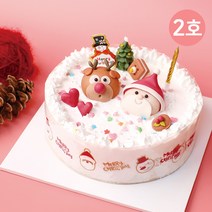 크리스마스 케이크 만들기 세트 2호 사이즈 세트 쌀이랑놀자 DIY 키트, 포장박스추가구매