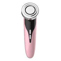 고주파마사지기 갈바닉 홈케어 회춘 리프팅 바디 진동, 알로에 베라 젤+ 핑크