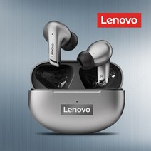 기본 Lenovo LP5 무선 블루투스 헤드셋, 중국, 그레이 2 FC 키트 백