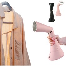 핸디형 스팀다리미 핸드형 휴대 빠른예열 강력한스팀 각도조절 우수한퀄리티, 블랙