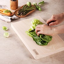 지밴우드 편백나무도마 수제 통원목 고급 라운딩 무절 사각 캠핑 플레이팅 도마, 사각무절