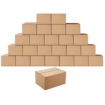 Shipping Boxes Mailers 8x6x4 inches Corrugated Cardboard Small Packing Kraft Moving Storage Mailing, 1
