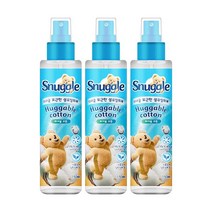 스너글 섬유탈취제 허거블 코튼, 3개입, 150ml
