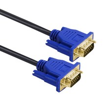 케이엘컴 RGB(D-SUB/VGA) 15핀 모니터 케이블(M/M), 1.2M