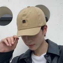 남녀공용 무지 숏 캡 소두핏 짧은 챙 모자