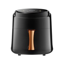 스팀 에어 프라이어 스텐 오븐형 8l 대용량 360°baking toaster with oil electric deep fryer 붙지 않는 바구니 치킨 프라이팬 sonifer, 유럽 ​​연합, 검은색