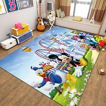 아기 체육관 신생아 유아 놀이 놀이방 매트 베이비 장난감 Disney Minnie Mickey Baby Play Mat Crawling Children Room Decor Rug, [06] 6