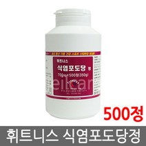 휘트니스 식염포도당 정 500정 2개/식염정/천혜당, 상세페이지 참조, 상세페이지 참조