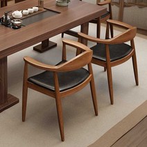 원목 고급 인테리어 식탁 의자 테이블 호텔 카페 디자인 다이닝 체어, 02 로그 그레이리넨쿠션 애쉬우드