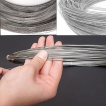 와이어로프새로운 스테인레스 스틸 와이어 0.02-3.0mm 구슬 로프 코드 낚시 스레드 문자열 DIY 목걸이 팔찌, 23 1.8mm_03 1M