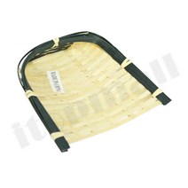 미니 대나무키 (검정 테두리) 9cm 10cm 13cm 대나무 삼태기 미니어처 키 한국 전통 인테리어 소품 오줌싸개, ( 9cm )