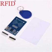 액세스제어 MFRC-522 RC522 RFID NFC 판독기 Arduino S50 카드 키 체인 Keyfob 액세스 제어 카드에 대 한 RF IC 유도 센서 모듈, [01] 1Set