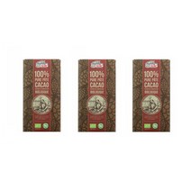 CHOCOLATES SOLE 쇼콜라떼 솔레 100 프로 카카오 코코아 초콜릿 페이스트 cocoa paste 100g 3개, 1세트