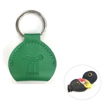 ▒고질라몰▒가죽 피크홀더 열쇠고리형 Green 피크집 피크케이스 기타피크 피크케이스 트라이앵글피크 기타용품 핑거피크, ☆ㄳ ㄳ