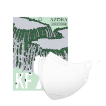 아조라 KF94 새부리형 중형 컬러 마스크 100매, 화이트, 5매입