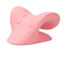 넥스트레처 허리견인치료기 교정기 목 어깨 스트레처 통증 완화기 견인 장치 베개 완화 정렬, [04] EVA-pink