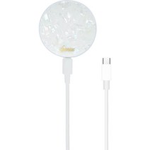 헬로키티 아이폰 무선 충전기 맥세이프 친구들 프렌즈 USB-C Sonix x Sanrio, 펄 토트