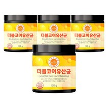 더블코어유산균 프롤린 생착유산균 실크피브로인 유산균 포스트바이오틱스 프리바이오틱스 4통, 120g, 4개
