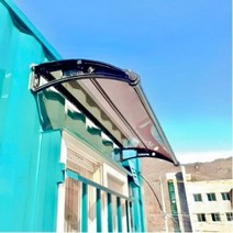 캐노픽스 550X3400 렉산 차양 비막이 비가림 어닝, 회색, 그린