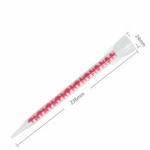 에폭시 수지 경화제 본드 퍼티 아크릴 플라스틱 폴리 프로필렌 믹싱 튜브 노즐 에폭시 수지 도구 정적 1:, 01 3pcs