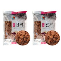 피칸 부드럽고 단맛 원물 그대로 미국산 1kg 2팩, 단품