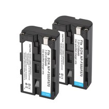 카메라 베터리 호환 npf550 npf570 npf970 np f550 f570 f330 np f970 f770 f960 2100mah 소니 ccd-sc55 tr516 배터리, 2 배터리