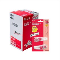 플러스 수정테이프 리필 WH-604-2P(1갑/10개입) 레드