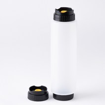 [트렌드커피] 쉐프의 소스통 12oz(350ml) 16oz(470ml) 24oz(710ml) 신개념 소스용기 모음, 쉐프의 소스통 710ml(옐로우-소), 1개