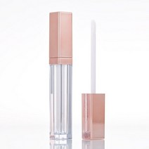 플라스틱 립글로스 튜브 용기 5ml 립 글레이즈 빈 립스틱 소녀용 화장품 도구 Diy 샘플, 한개옵션1, 04 Rose Gold-7ml