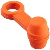 daytona 92988 블리더 고무 캡 4개 세트 주황색 내경: 0.2인치(5mm) 직경 0.3인치(7mm) 링 포함 토요타 닛산 혼다 디스크로터
