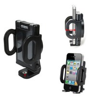 본젠 휴대폰거치대 VCM513 홀더 VRC-S3H 블루투스리모컨포함 사진 동영상촬영 적합, 1개, 블랙