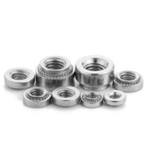 팝너트 셀프 클린칭 너트 304 스테인레스 스틸 아연 도금 스웨이지 M3 M4 M5 M6 M8 플매트 카펫 러그 기계 공구 패스너 10-60 개, [15] M8-2  10PCS, [02] 304-CLS