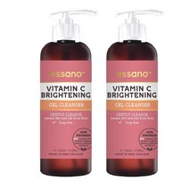 뉴질랜드 에싸노 Essano Brightening Gel Cleanser 비타민C 브라이트닝 젤 클렌저 100ml, 2팩