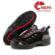 [네파_] 네파 안전화 14N 블랙 4인치 야간반사판 작업화 NEPA