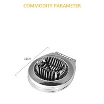 계량 주방 도구 스테인레스 스틸 계란 슬라이서 커터 분배기 딸기 악세사리, 은