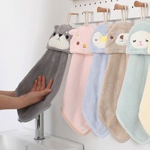 극세사 고리핸드타올 주방핸드타올 미니수건 인형 어린이집, 17. 고양이 그레이