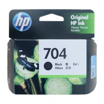 HP 정품 프린터 잉크, 검정, HP NO.704
