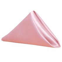 정사각형 새틴 테이블 냅킨 50cm x 50cm 부드러운 손수건 로맨틱 웨딩 연회 테이블 천 저녁 식사 장식 맞춤, 분홍색