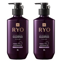 려 자양윤모 탈모증상케어 샴푸 지성두피용, 400ml, 2개