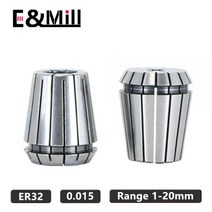 콜릿 척 볼트 탭 밸브 ER 콜렛 척 ER32 1 ~ 20 21 22 23 24 25 26mm 0.015 CNC 밀링 공구 홀더 조각 기계, 06 ER32-3.175(1-8)mm