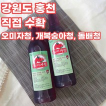 강원도 홍천 개복숭아엑기스 오미자액기스 돌배효소 750ml, 돌배엑기스_750ml