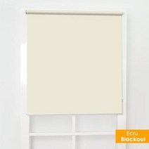 우드블라인드 창문햇빛가리개 SCHRLING100 암막 장력 롤러 블라인드 마운트 내부에 드릴 설치 없음 윈도우 룸용 셔터, Ecru+W60xH180cm